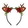Christmas Red Deer Horn Hair Accessories
