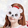 Christmas Novelty white bear Glasses