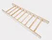 Wooden ladder bridge