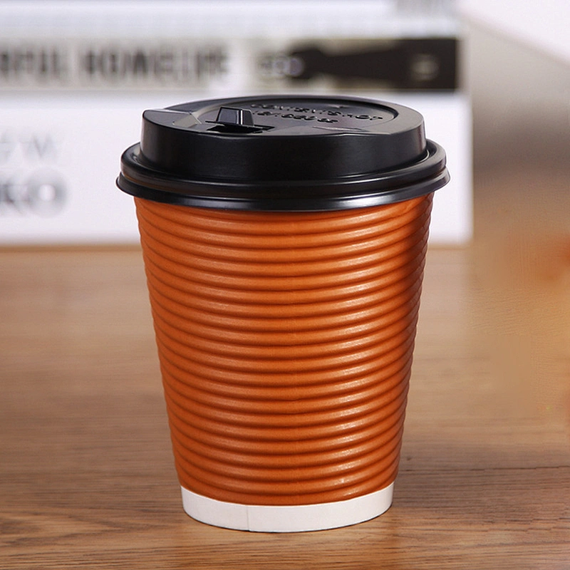 Paper cup 8/12/14/16oz wave shape