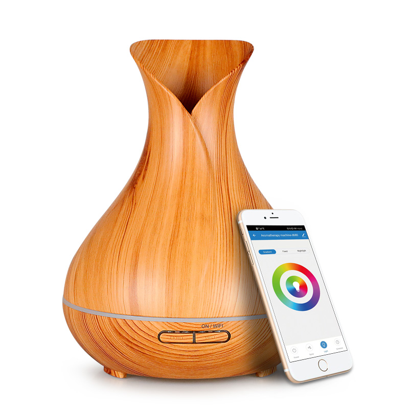 With Alexa Google Ultrasonic Diffuser & Humidifier Home Smart Wifi Wireless Essential Oil Aromatherapy Aroma Diffuser