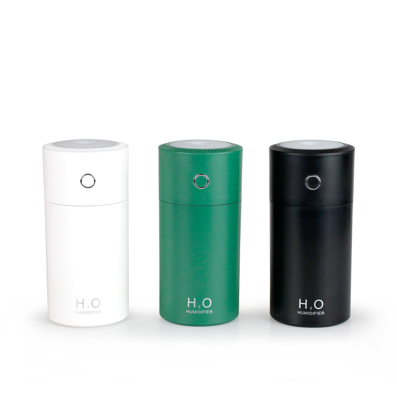 310ml cotton stick small cute aurora led light cool mist usb portable car mini air humidifier