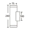 outdoor square wall lights