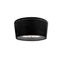 SM20898B black heavy-duty architectural cylindrical surface-mounted LED ceiling light with die-cast aluminum housing.