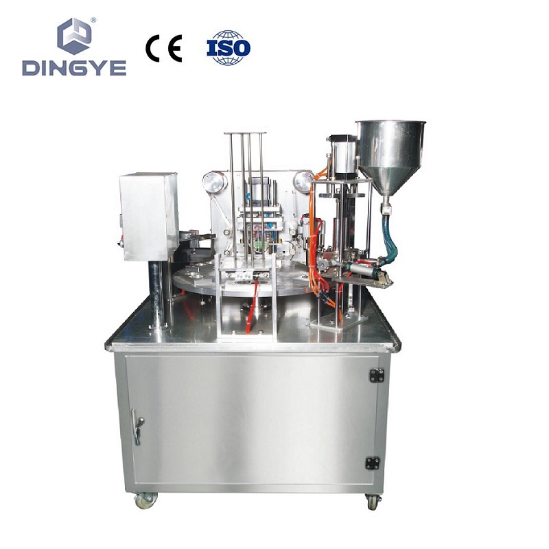 KIS-900 迴轉式塑料杯灌裝封口機
