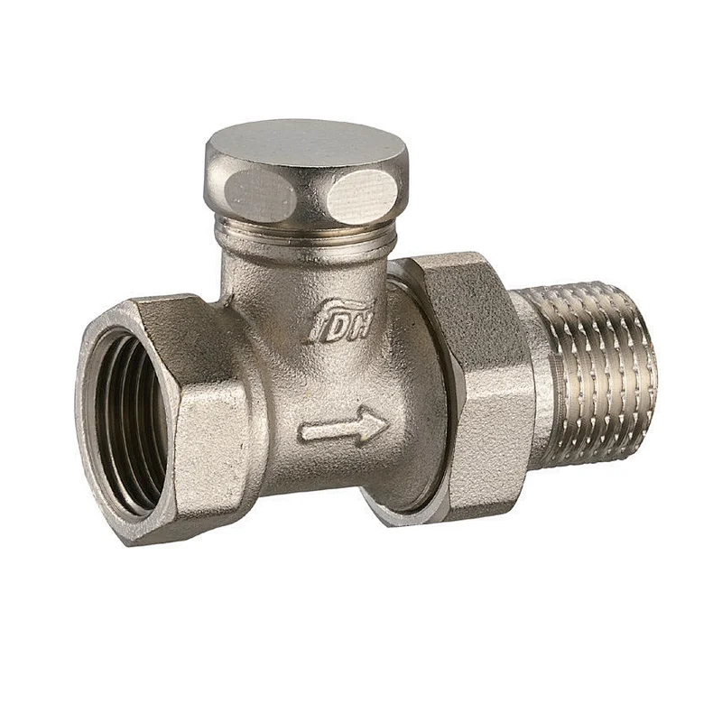 Straight Lockshield Radiator Valve