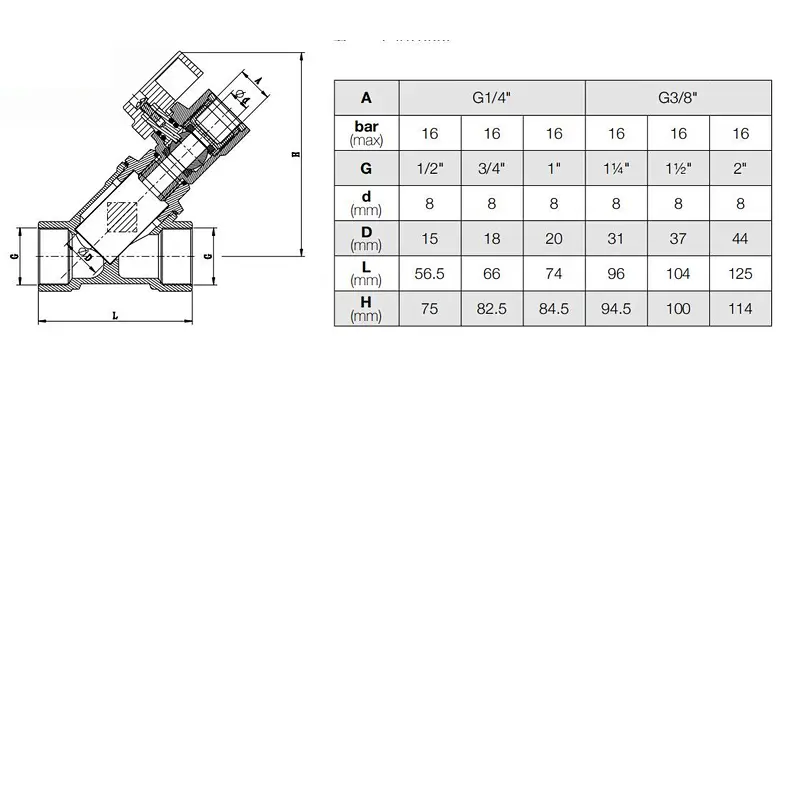 Y Filter with Mini Ball Valve