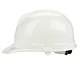 White construction helmet