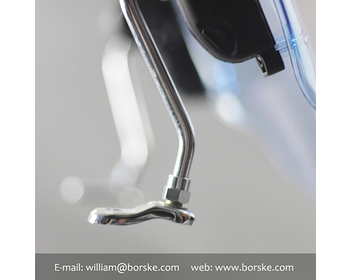 blue PMMA motorcycle windshield
