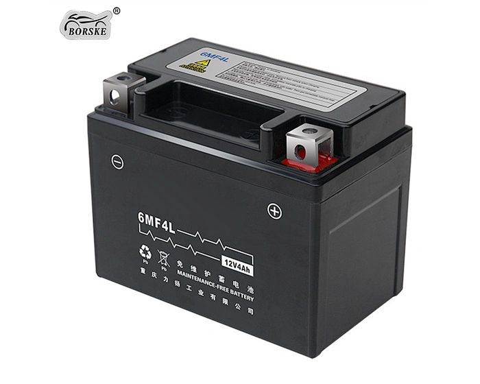 Borske Factory Wholesale motorcycle parts 12V 3.5/4/4.5AH motorcycle battery