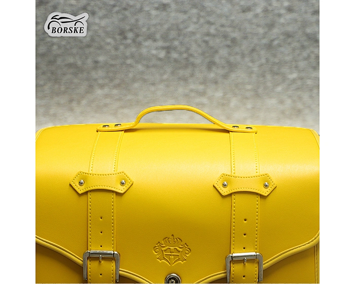 BORSKE Motorcycle Tail Pannier Bag Waterproof Handbag Storage Luggage Bag Motorcycle Accessories