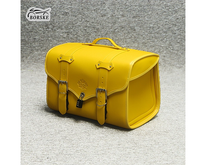 BORSKE Motorcycle Tail Pannier Bag Waterproof Handbag Storage Luggage Bag Motorcycle Accessories