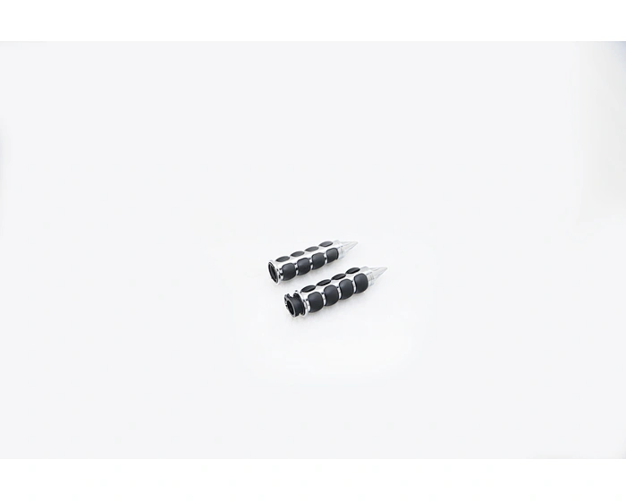 Motorcycle Hand Grips Black Chrome Harley Davidson Sportster with Throttle Grab Bar Ends