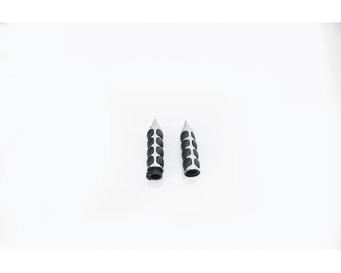 Motorcycle Hand Grips Black Chrome Harley Davidson Sportster with Throttle Grab Bar Ends