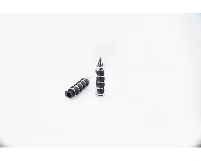 Motorcycle Hand Grips Black Chrome Harley Davidson Sportster with Throttle Grab Bar Ends