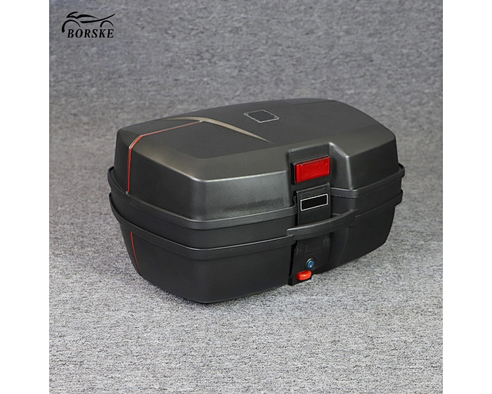 Borske Scooter Parts Factory Universal Motorcycle Tour Tail Box  Top Lock Storage Carrier Case