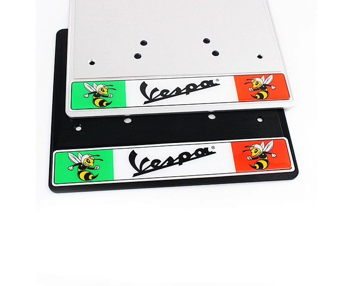 Motorcycle license plate holder