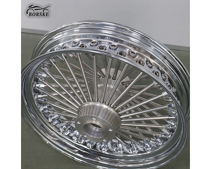 Spoke steel wheel for Harley Davidson