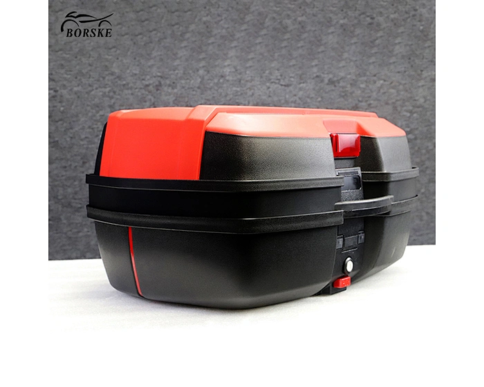 Borske Scooter Parts Factory New arrival motorcycle tail box motorbike top case 55 45 30cm rear box
