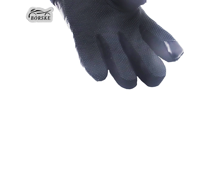 Borske Custom Heated Temperature Control Gloves Waterproof Motorcycle Full Finger Glove