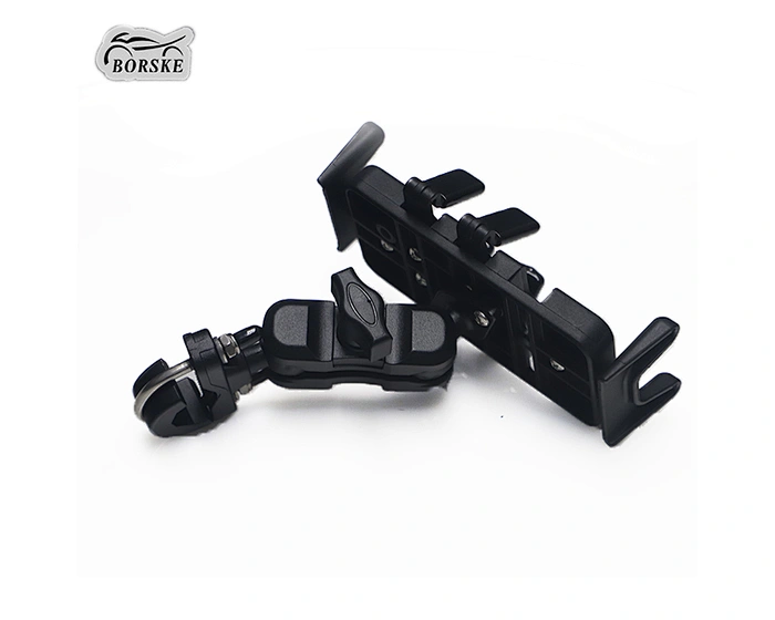 Cell phone holder for motorcycle