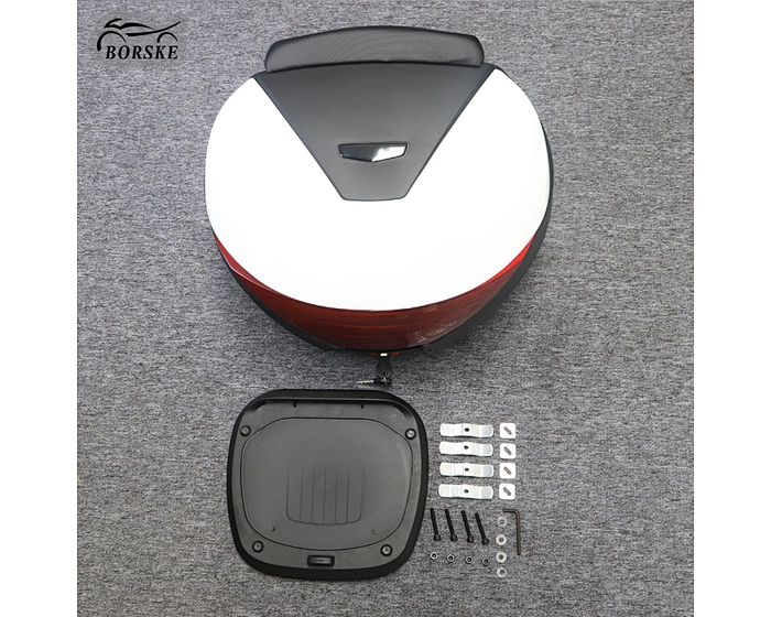 Borske Motorcycle Parts Manufacturer Wholesale 38L Top Case PP Plastic Motorcycle Tail Box