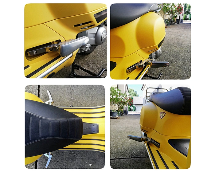 Motorcycle foot stand extend