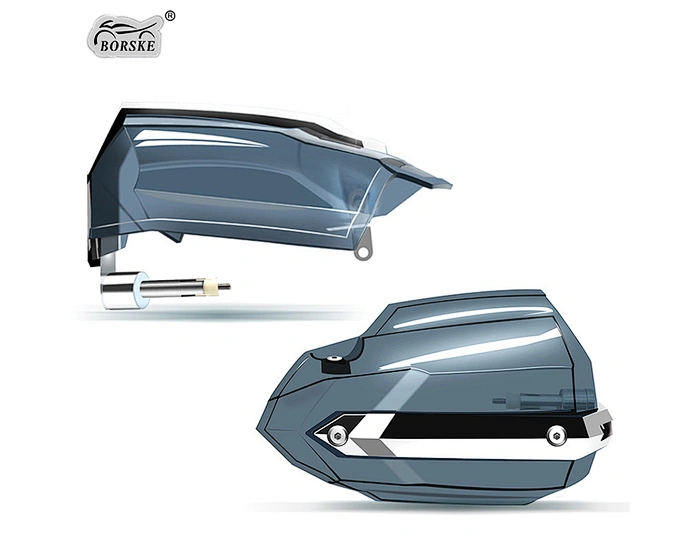 BORSKE Factory Customization Hand Guard Protector Handlebar Windshield Motorcycle Handguard