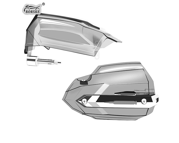 BORSKE Factory Customization Hand Guard Protector Handlebar Windshield Motorcycle Handguard