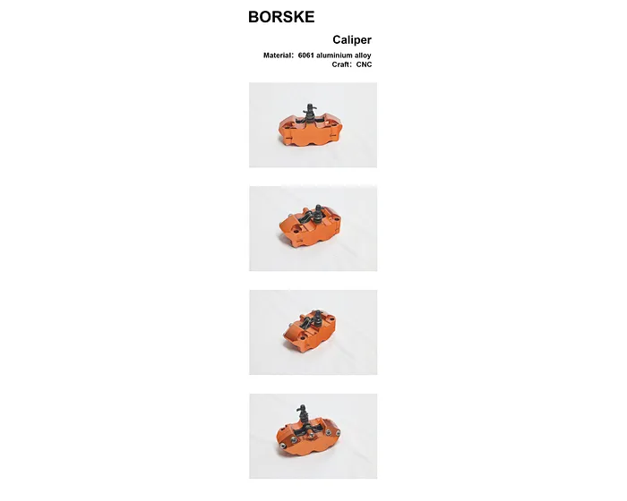 Borske Motorcycle front caliper CNC decorative cover
