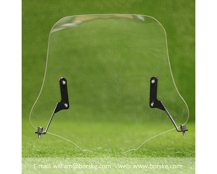 clear motorcycle windshield