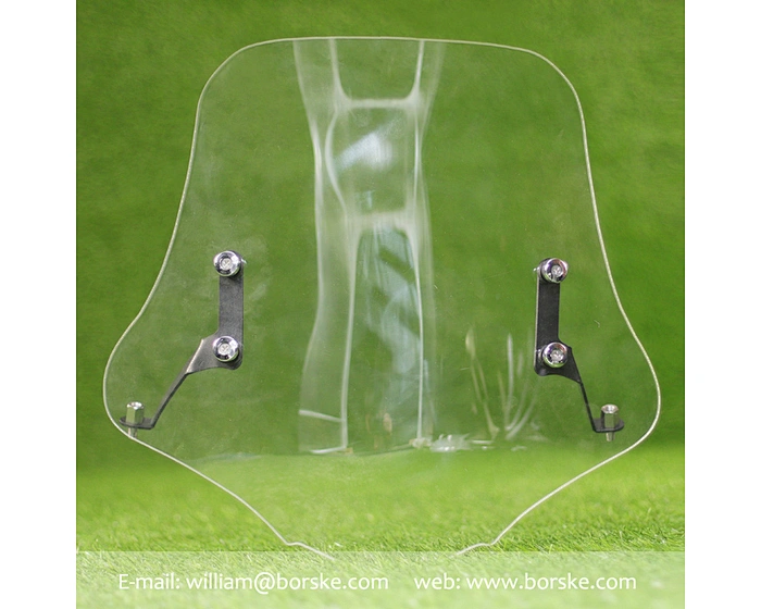 clear motorcycle windshield
