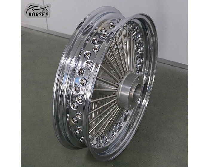 Aluminum forged spoke wheel for Harley Davidson