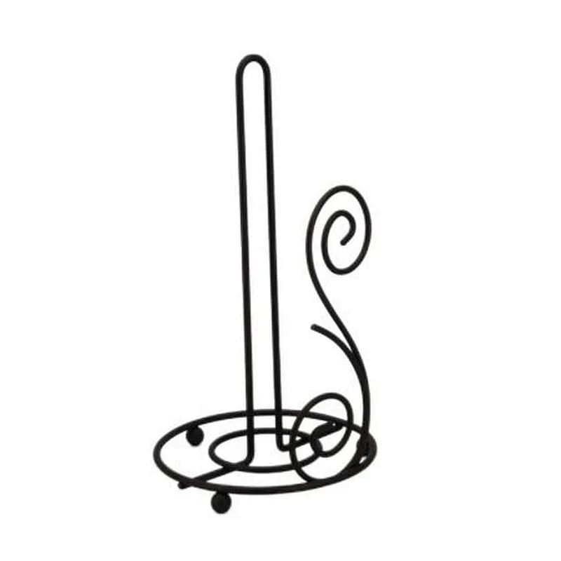 Kitchen Roll Holder, Paper Towel Holder, Paper Stand 2022, Steel Wire, Flower shape, White Black Grey, Any Color