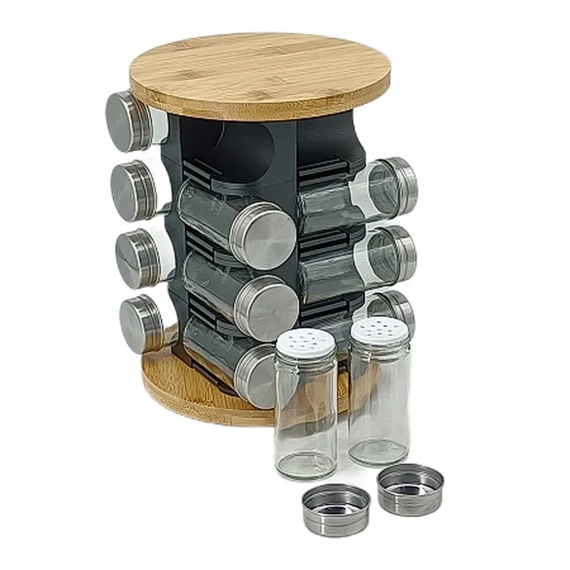 jar spice rack set, jar spice rack set 16pcs, spice rack set 16pcs