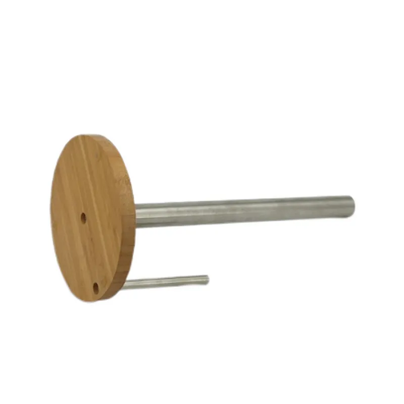 Kitchen Roll Holder, Paper Towel Holder, Paper Stand 2022, Stainless Steel, Bamboo Circular