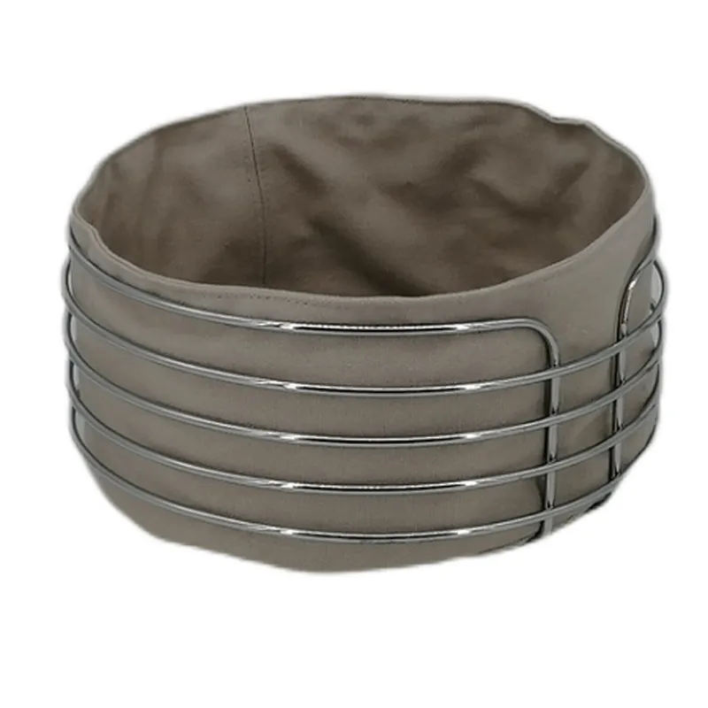 Metal with Fabric insert , Mondern Bread Basket Stainless Steel