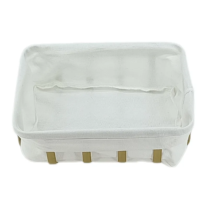 Metal with Fabric insert , Mondern Bread Basket