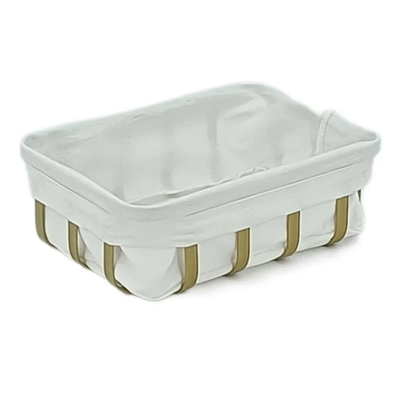 Metal with Fabric insert , Mondern Bread Basket