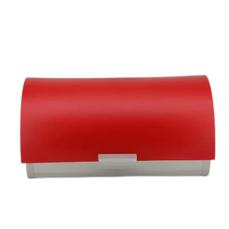 Roll top European Style, Stainless Steel Classic Bread Bin , PS Lid