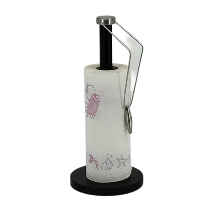 Kitchen Roll Holder, Paper Towel Holder, Paper Stand 2022, Carbon Steel, Circular, White Black Grey, Any Color
