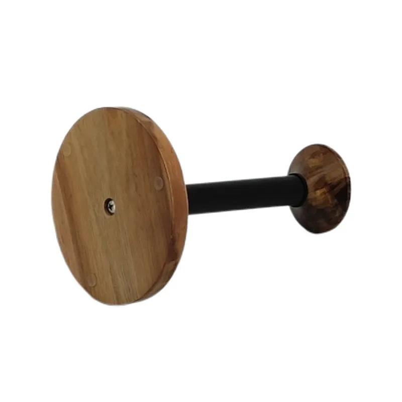 Kitchen Roll Holder, Paper Towel Holder, Paper Stand 2022, Carbon Steel, Bamboo Acacia Circular, White Black Grey, Any Color