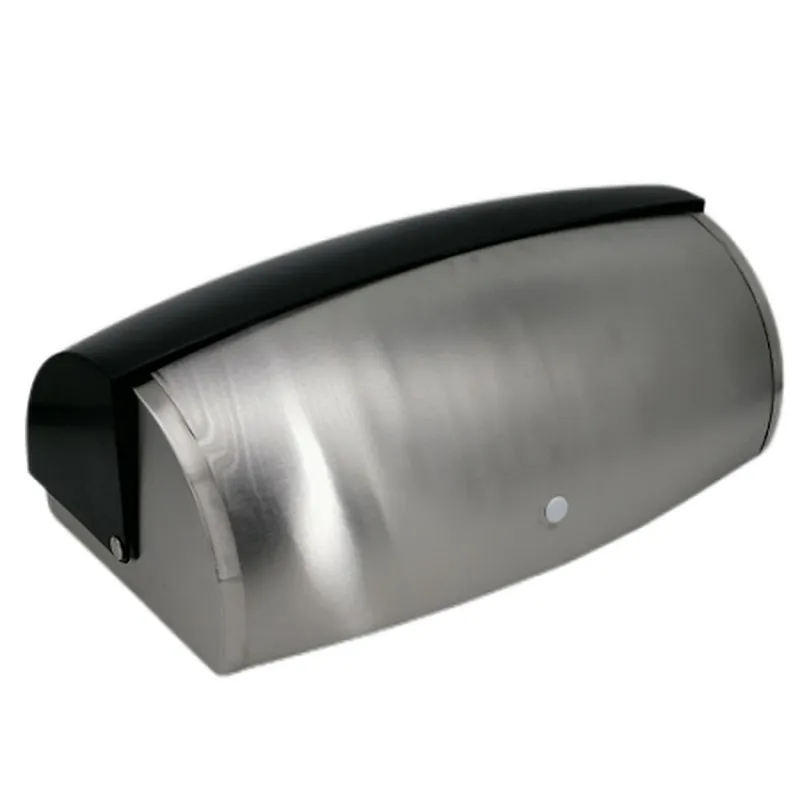 Barrel Shape American Style Customized Stainless Steel body Bread Bin , Color Coated, Diamond Decor