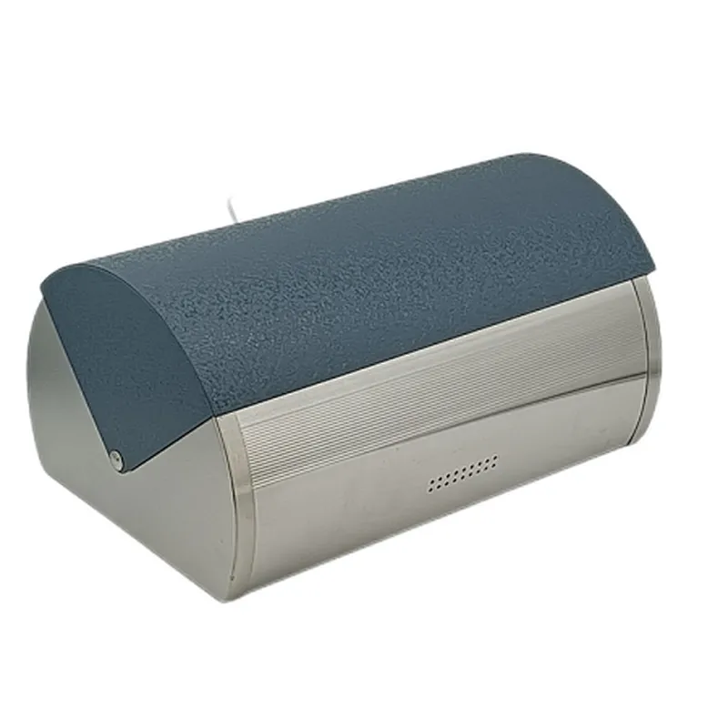 Blue Decor,  Stainless Steel, Bread bin