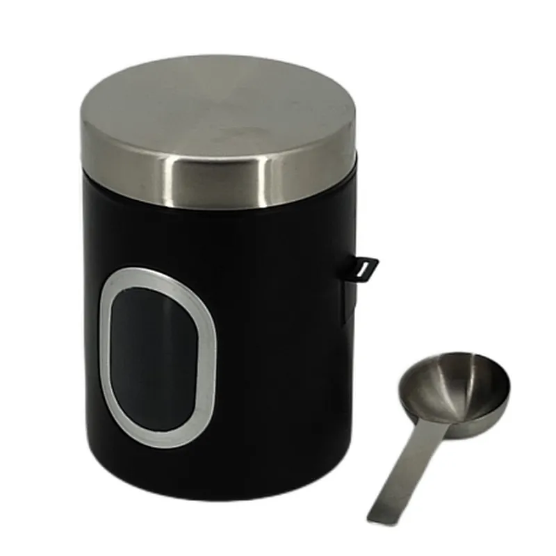 Kitchen Canisters , Airtight Metal Canister Set, Coffee, Sugar, Tea, Flour, Pasta Storage Containers, Kitchen Decor, Set of 3