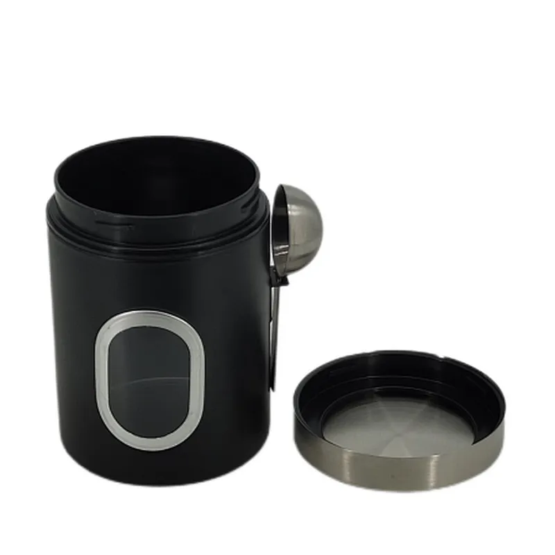 Kitchen Canisters , Airtight Metal Canister Set, Coffee, Sugar, Tea, Flour, Pasta Storage Containers, Kitchen Decor, Set of 3