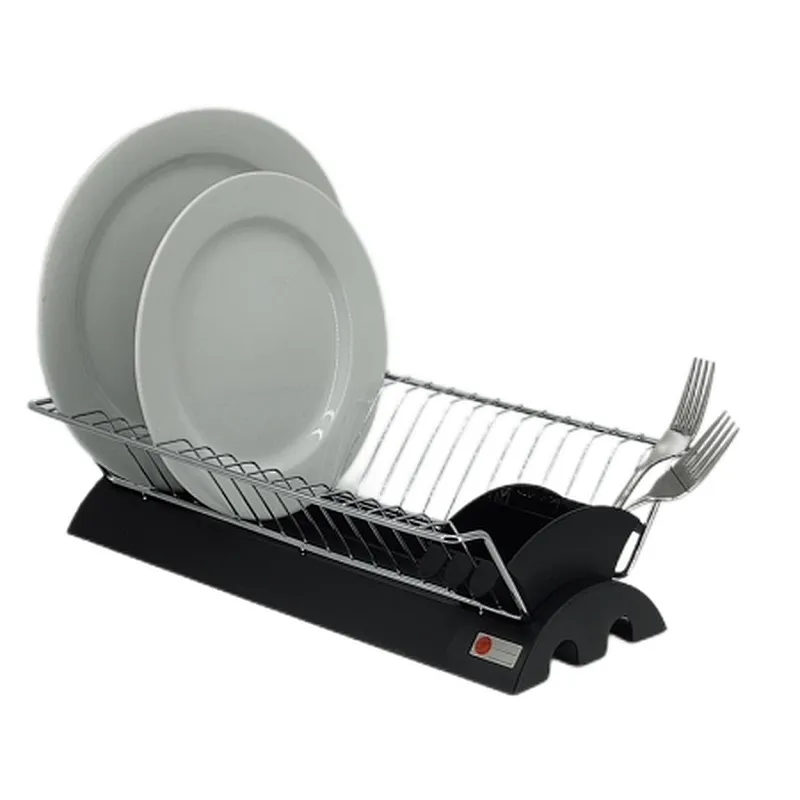 Dish Drainer Rack, Small Capacity Dish Drying Rack with Tray and Dish Drainer for Kitchen, Any Color Tray and Tool holder, Modern Design, 1 Layer, Simple Style