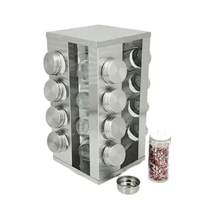 stainless steel spice jar set,stainless steel spice jar set 16pcs, stainless steel spice jar 16pcs