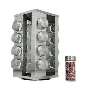 stainless steel spice jar set,stainless steel spice jar set 16pcs, stainless steel spice jar 16pcs