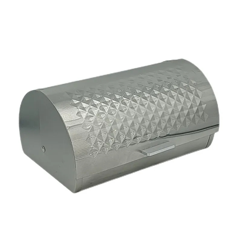 Stainless Steel Decor Lid, Roll Top Bread bin